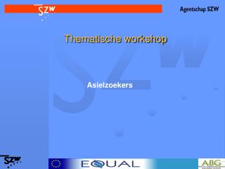 Thematische workshop