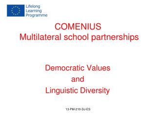 COMENIUS Multilateral school partnerships