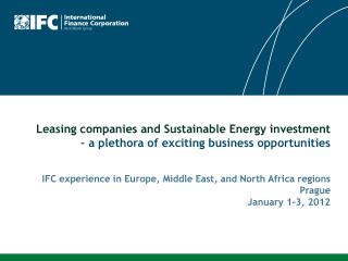 Leasing companies and Sustainable Energy investment