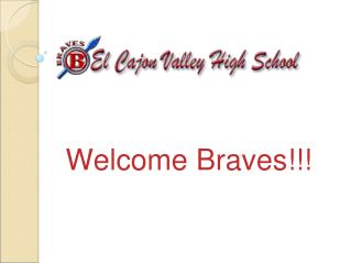 Welcome Braves!!!