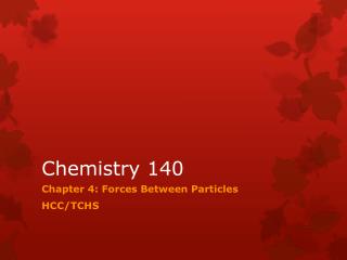 Chemistry 140