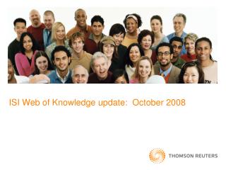 ISI Web of Knowledge update: October 2008