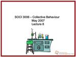 SOCI 3006 Collective Behaviour May 2007