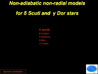 Non-adiabatic non-radial models for δ Scuti and γ Dor stars