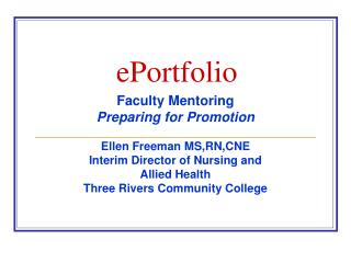 ePortfolio