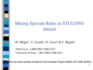 Mining Episode Rules in STULONG dataset