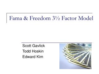 Fama &amp; Freedom 3½ Factor Model