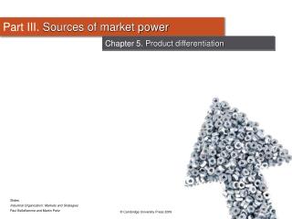 Part III. Sources of market power