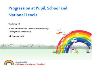 Progression at Pupil, School and National Levels