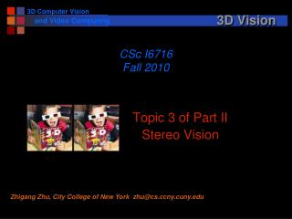 3D Vision