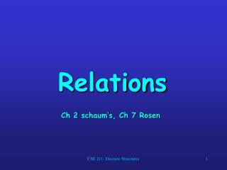Relations