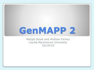 GenMAPP 2
