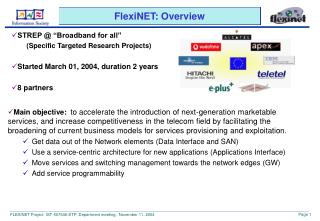 FlexiNET: Overview