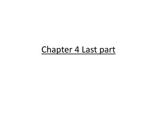Chapter 4 Last part