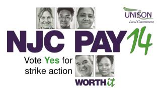 Vote Yes for strike action