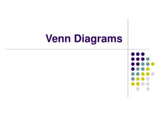 Venn Diagrams