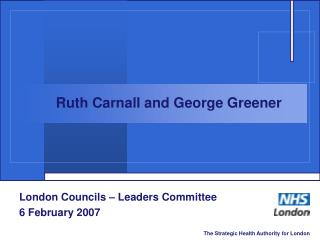 London Councils – Leaders Committee 6 February 2007