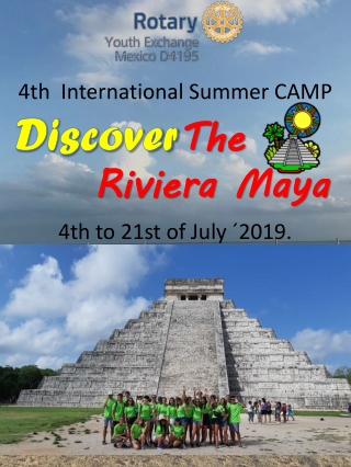 4th International Summer CAMP 4th to 21st of July ´2019.