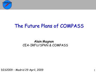 The Future Plans of COMPASS