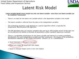 Latent Risk Model