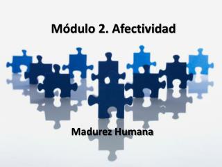 Módulo 2. Afectividad