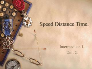 Speed Distance Time.