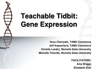 Teachable Tidbit: Gene Expression