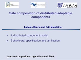 Safe composition of distributed adaptable components