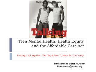 Teen Mental Health, Health Equity and the Affordable Care Act