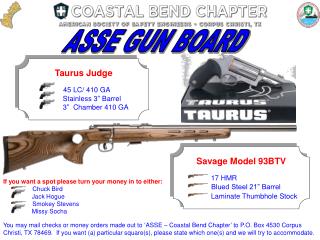 ASSE GUN BOARD