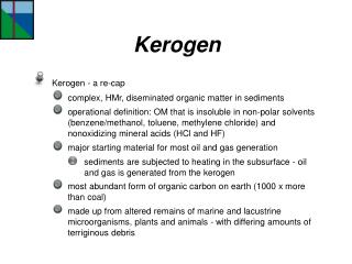 Kerogen