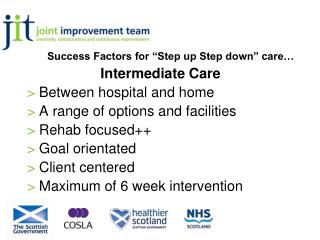 Success Factors for “Step up Step down” care…