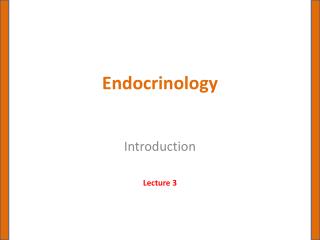 Endocrinology