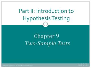 Chapter 9 Two-Sample Tests