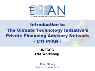 Introduction to The Climate Technology Initiative’s Private Financing Advisory Network