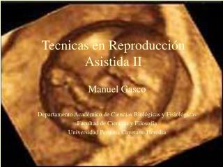 Tecnicas en Reproducción Asistida II