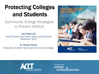 Protecting Colleges and Students