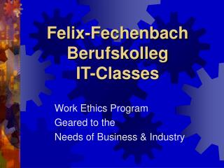 Felix-Fechenbach Berufskolleg IT-Classes