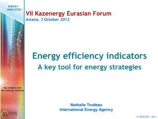 VII Kazenergy Eurasian Forum Astana, 3 October 2012
