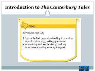 Introduction to The Canterbury Tales