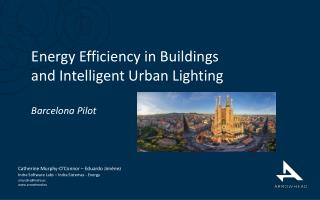 Energy Efficiency in Buildings and Intelligent Urban Lighting Barcelona Pilot