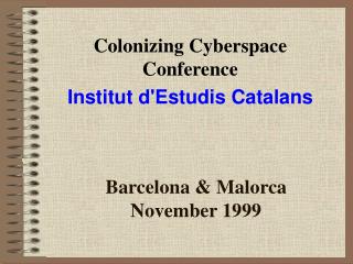 Barcelona &amp; Malorca November 1999