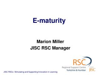 E-maturity