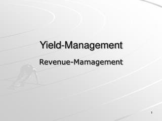 Yield-Management