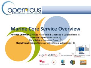 Marine Core Service Overview