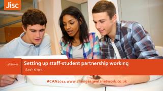 Setting up staff-student partnership working