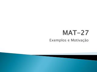 MAT-27