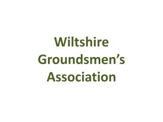 Wiltshire Groundsmen’s Association