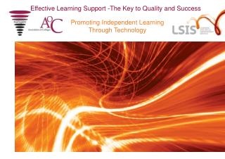Effective Learning Support -The Key to Quality and Success