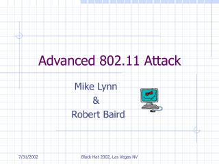 Advanced 802.11 Attack